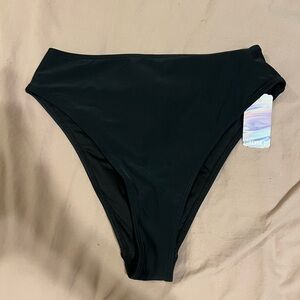 Classic Black High-Waisted Bikini Bottom